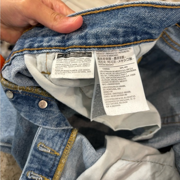 Vintage Levi’s cutoff Jean shorts - Picture 2 of 5